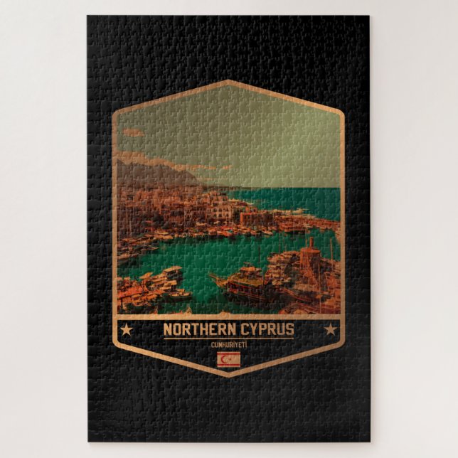 Puzzle Chipre Septentrional (Vertical)