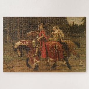 Puzzle Chivalía heráldica de Alphonse Mucha