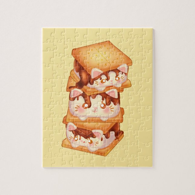 Puzzle Chocolate S'more (Vertical)