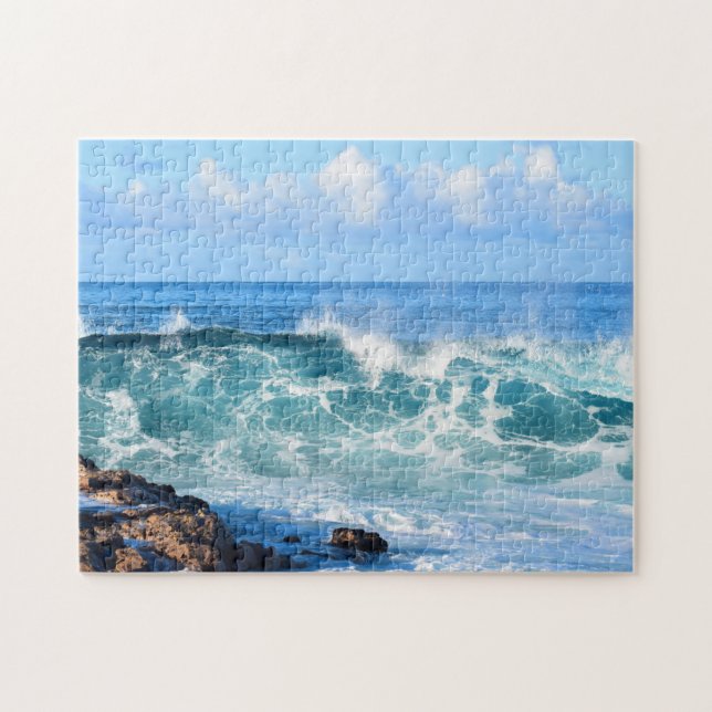 Puzzle Choque de olas en Hawái - 11x14 pulgadas (Horizontal)