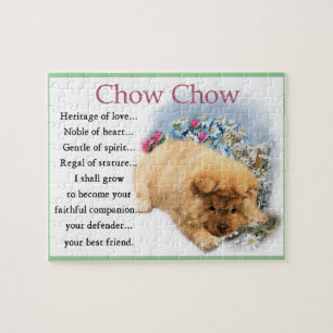 Puzzle Chow Chow Herencia de Amor