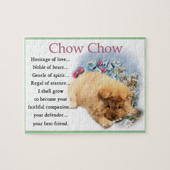 Puzzle Chow Chow Herencia de Amor (Horizontal)