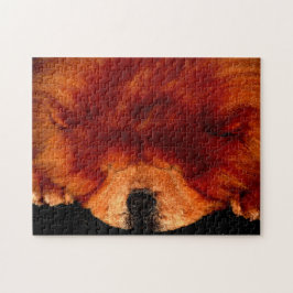 Puzzle Chow durmiente 11x14 252pc jpcnm