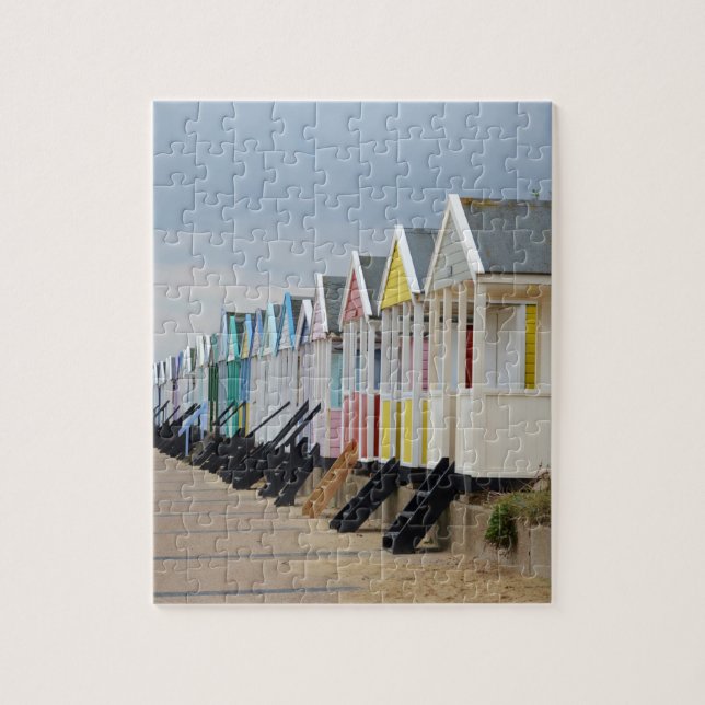 Puzzle Chozas brillantemente pintadas de la playa (Vertical)