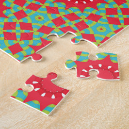 Puzzle Christmas Holiday Charm Pattern 