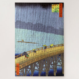 Puzzle Chubasco sobre Shin-Ohashi Utagawa Hiroshige 