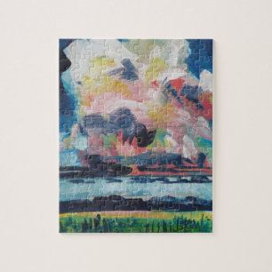Puzzle Chubascos Rápidos 2 Pintura / Artista Larry Lerew
