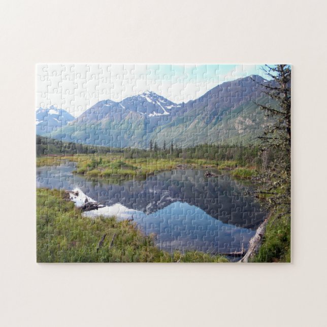 Puzzle Chugach - Río Eagle (Horizontal)