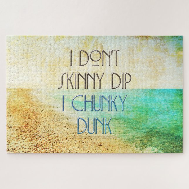 Puzzle Chunk de SlipperyJoe's Skinny Dip beach vintage (Horizontal)
