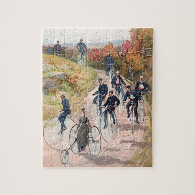 Puzzle Ciclismo, 1887 (Vertical)