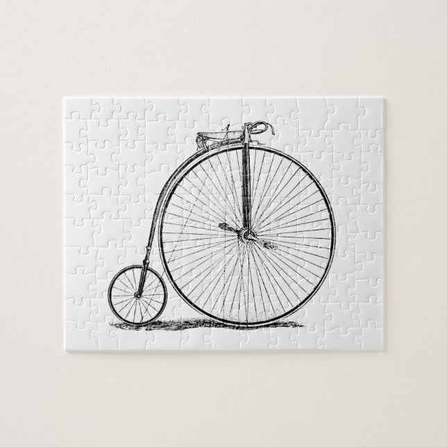 Puzzle Ciclismo en bicicleta Penny Farthing de Alta Rueda (Horizontal)