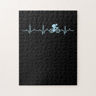 Puzzle ciclista de montaña impresionante