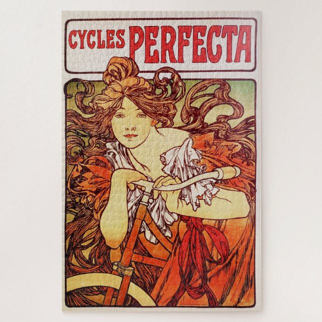 Puzzle Ciclos Perfecta de Alphonse Mucha (Vertical)