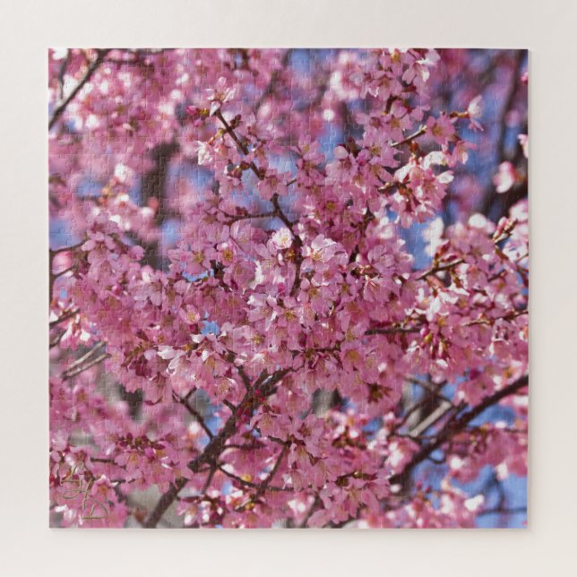 Puzzle Cielo de Flor de Cerezo Rosa Sakura (Vertical)