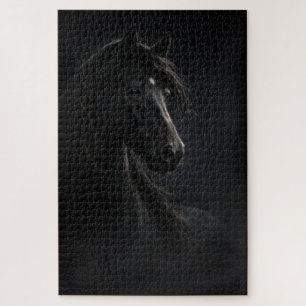 Puzzle Cielo de medianoche   Arte de caballo   Rompecabez