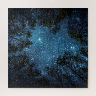Puzzle Cielo nocturno estrellado, Vía Láctea.