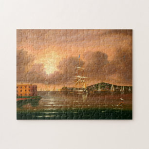 Puzzle Cielo que amenaza, bahía de Nueva York