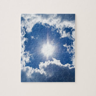 Puzzle cielo, sol y nubes