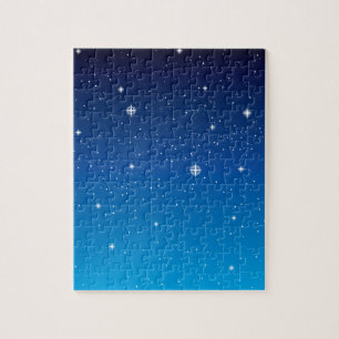 Puzzle Cielo Starry Azul Profundo