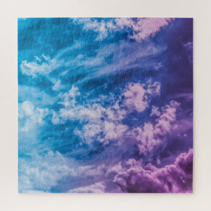 Puzzle Cielo surrealista, arte abstracto de ensueño.