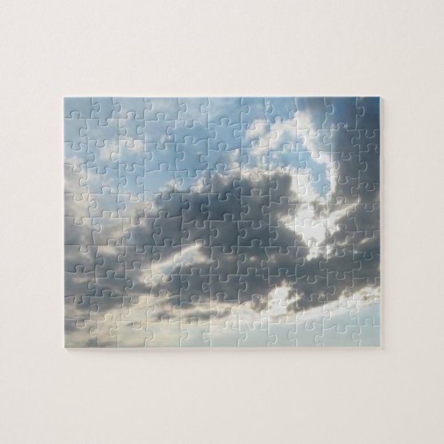 Puzzle Cielo y nubes al atardecer (Horizontal)