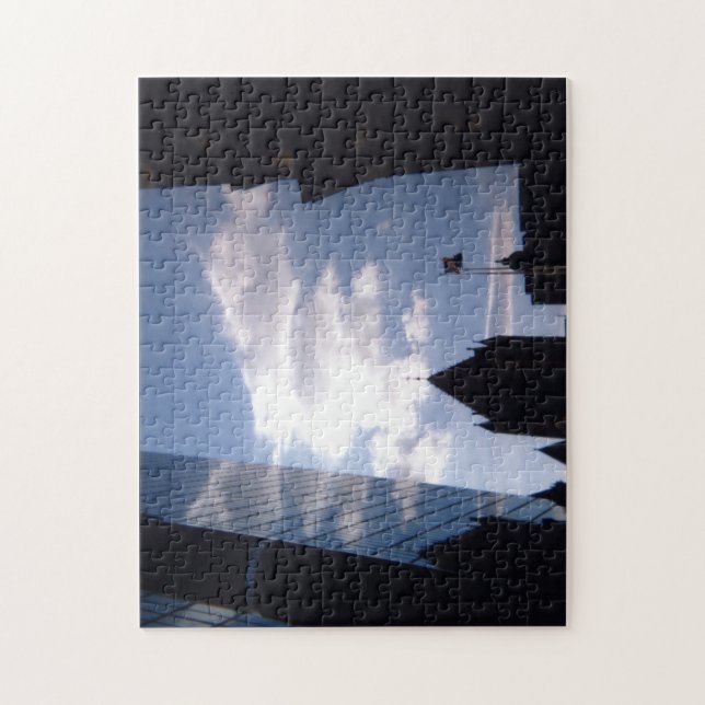 Puzzle Cielo y nubes en ciudad (Vertical)