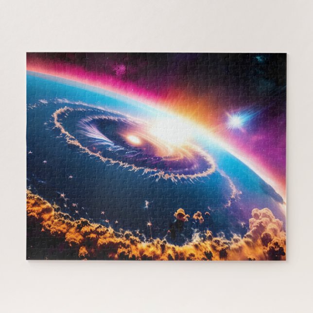 Puzzle Cielos celestiales representan un espacio exterior (Horizontal)
