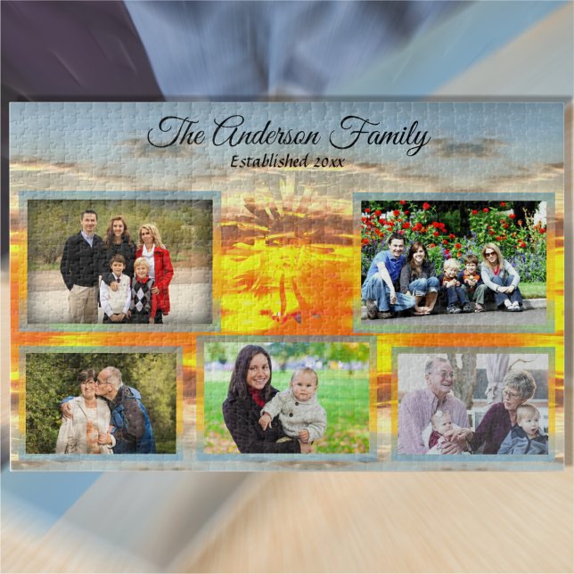Puzzle Cielos Sunset para familias Collage 2295 (Subido por el creador)