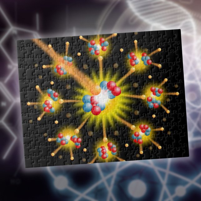 Puzzle Ciencia de la fisión nuclear (Nuclear Fission Science Jigsaw Puzzle)