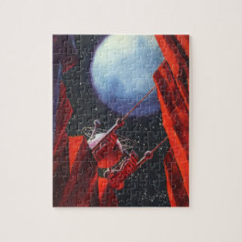 Puzzle Ciencia Ficción Vintage, Vehículo Espacial Rover d