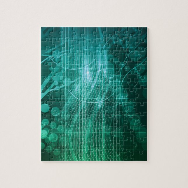 Puzzle Ciencia médica de la DNA (Vertical)