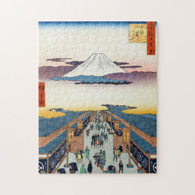 Puzzle Ciento de famosas vistas de Edo Ando Hiroshige (Vertical)