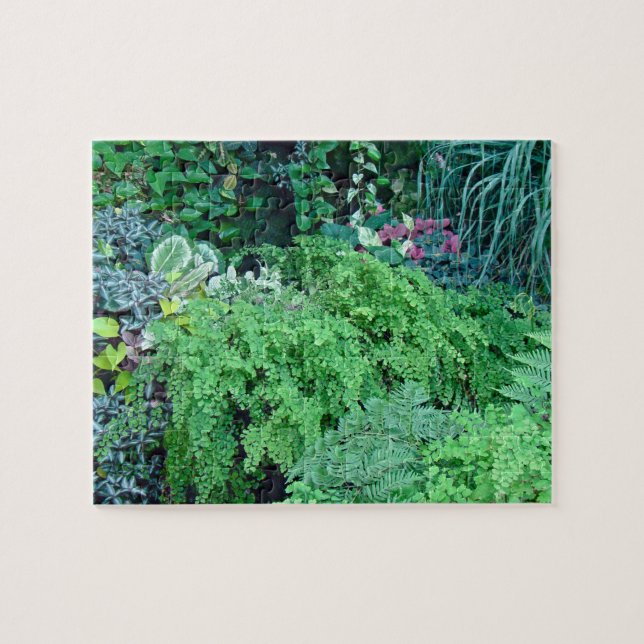 Puzzle Cientos de tonos verdes y verdes son hermosos (Horizontal)