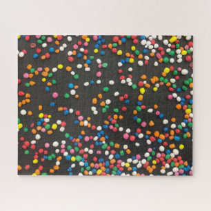 Puzzle cientos y miles de negros dispersos