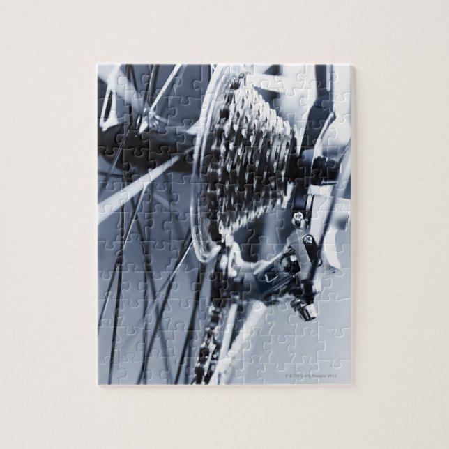 Puzzle Cierre de los engranajes de bicicleta 2 (Vertical)