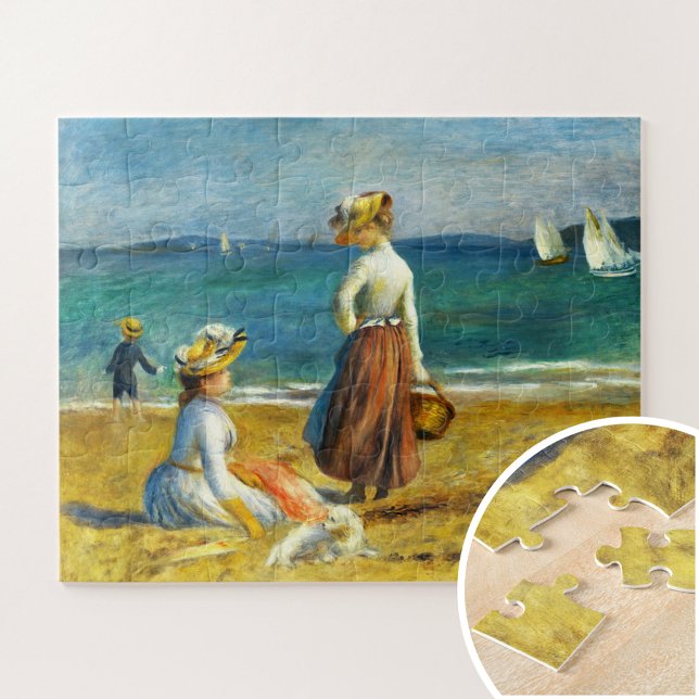 Puzzle Cifras en la playa, Bella Artes Renoir (Subido por el creador)