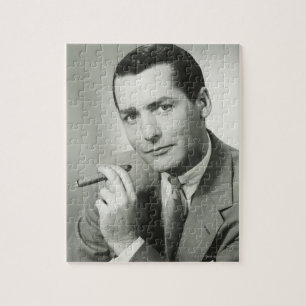 Puzzle Cigarro que fuma del hombre de negocios