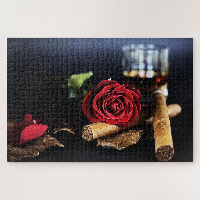 Puzzle Cigarros y Rosas (Horizontal)