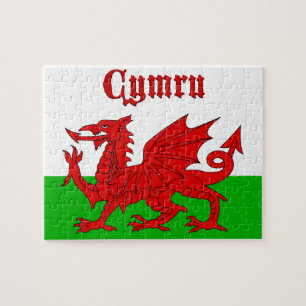 Puzzle Cimru de bandera galesa