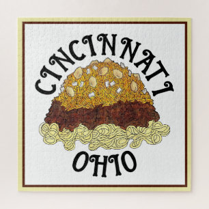 Puzzle Cincinnati Chili Ohio OH Spaghetti