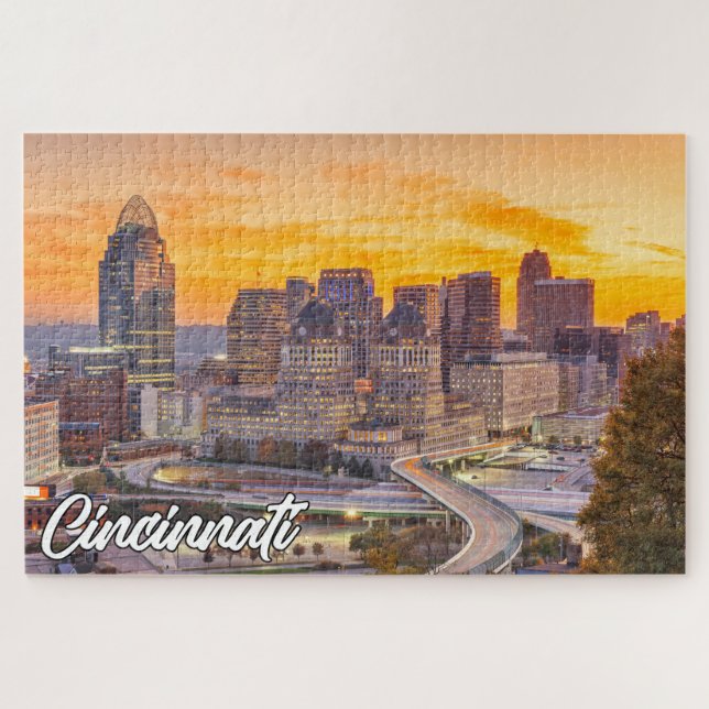 Puzzle Cincinnati, Ohio, Estados Unidos (Horizontal)