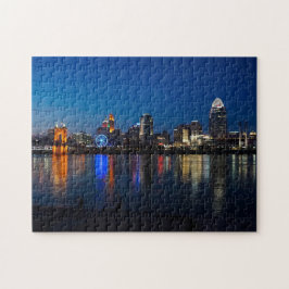 Puzzle Cincinnati por la noche