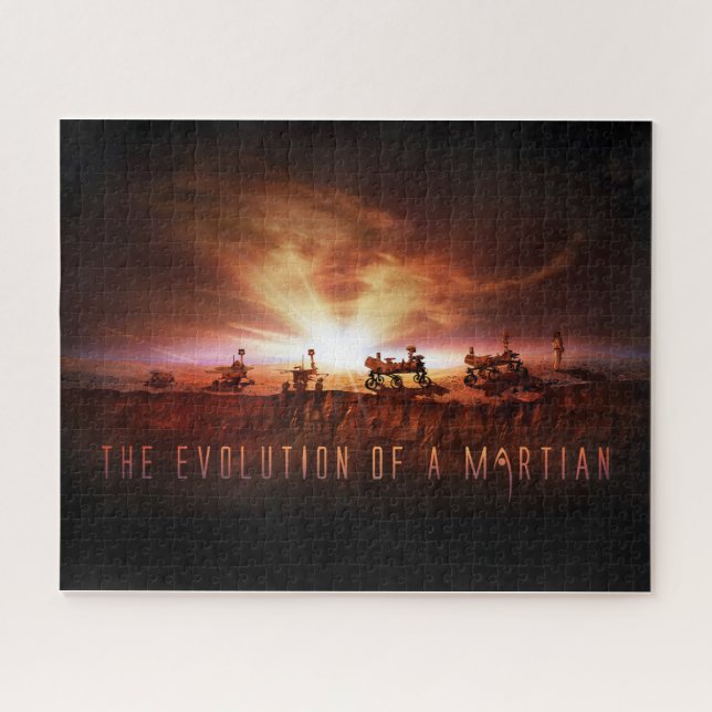 Puzzle Cinco Rovers De Marte Exitosos (Horizontal)