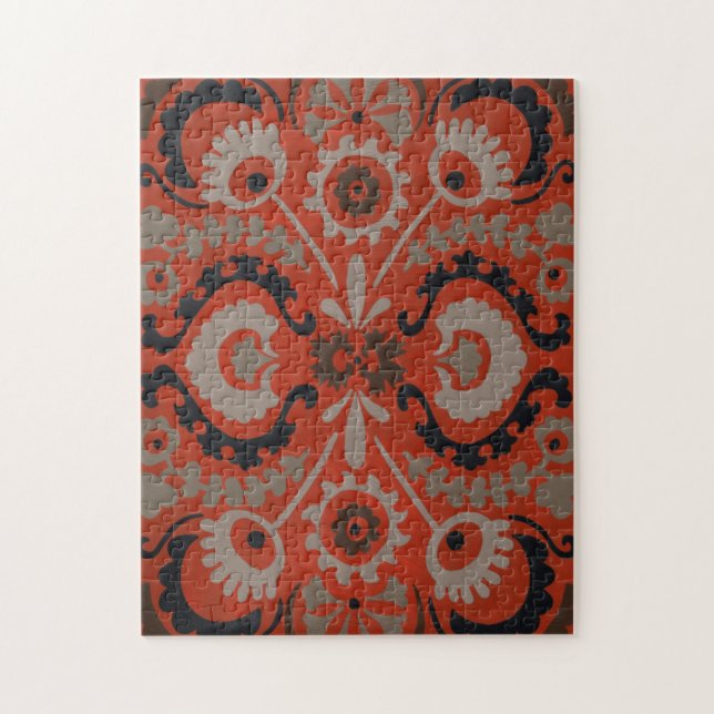 Puzzle Cinnabar Suzani I (Vertical)