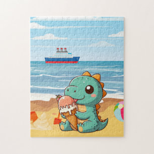Puzzle Cino de helados en la playa