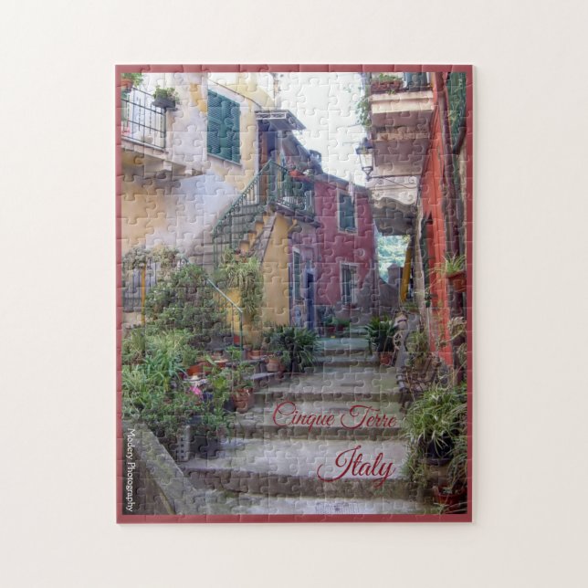 Puzzle Cinque Terre (calle de Monterosso) (Vertical)