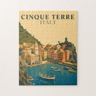 Puzzle Cinque Terre Italia Viajes Vintage Riviera Italian