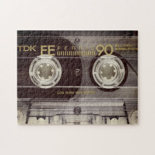 Puzzle Cinta cassette vintage
