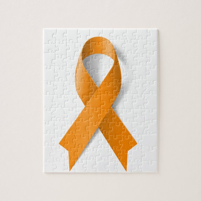 Puzzle Cinta de la conciencia de la leucemia (Vertical)