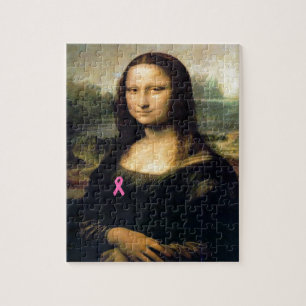 Puzzle Cinta rosada Mona Lisa